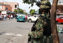 Sentida despedida a Jhaner  Díaz Hernández, en el barrio Llano Verde