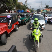 Sentida despedida a Jhaner  Díaz Hernández, en el barrio Llano Verde