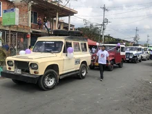 Sentida despedida a Jhaner  Díaz Hernández, en el barrio Llano Verde