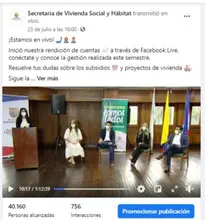 Primera Rendición de Cuentas 2020