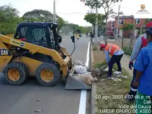 Semana de limpieza de calles y áreas públicas en Llano Verde