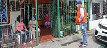 A domicilio atienden adultos mayores y personas con enfermedades de base