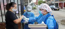 A domicilio atienden adultos mayores y personas con enfermedades de base