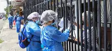 A domicilio atienden adultos mayores y personas con enfermedades de base