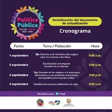 Actualización de la Política Pública de Mujeres en Cali, oportunidad para construir colectivamente