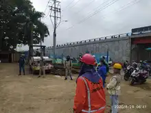 Validan cumplimiento de protocolos de bioseguridad en obras del municipio