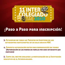 Inscríbete en el Intercolegiado de Teatro y Artes Escénicas 2020.