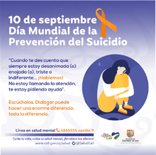 El intento de suicidio no es un juego. Dialogar puede hacer la diferencia