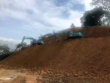 Conforman taludes en la calzada norte de la avenida Circunvalación