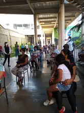 Niños, niñas y adultos recibieron su vacuna hoy en la IEO Nuevo Latir