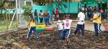 Se sembró el Jardín de la Vida, en barrio Llano Verde