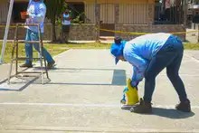 Los habitantes de la Nueva Base se pusieron la ‘10’ por su barrio 