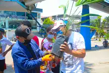 Los habitantes de la Nueva Base se pusieron la ‘10’ por su barrio 