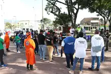 Hoy se recuperó espacio público en el barrio Sucre 