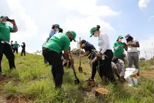 Juventud ‘guardiana de vida’ sembró, bailó y cantó en el cerro de Cristo Rey
