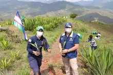 Juventud ‘guardiana de vida’ sembró, bailó y cantó en el cerro de Cristo Rey