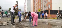 Jornada de limpieza, recuperación del espacio público y embellecimiento en Prados del Norte