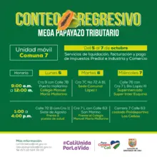 La Unidad Móvil del Megapapayazo recorrerá esta semana barrios de las Comunas 7 y 13