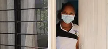 Fanny Alegría, estudiante del Nuevo Latir, ya tiene computador para continuar sus estudios