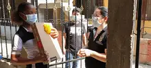 Fanny Alegría, estudiante del Nuevo Latir, ya tiene computador para continuar sus estudios