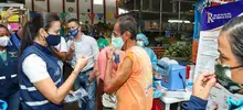 Con campaña de prevención contra la COVID-19, fue intervenida la galería El Porvenir     