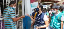 Con campaña de prevención contra la COVID-19, fue intervenida la galería El Porvenir     