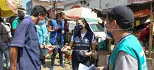 Con campaña de prevención contra la COVID-19, fue intervenida la galería El Porvenir     