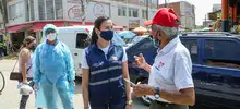 Con campaña de prevención contra la COVID-19, fue intervenida la galería El Porvenir     