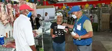 Con campaña de prevención contra la COVID-19, fue intervenida la galería El Porvenir     