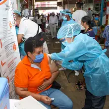 Con campaña de prevención contra la COVID-19, fue intervenida la galería El Porvenir