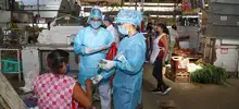 Con campaña de prevención contra la COVID-19, fue intervenida la galería El Porvenir