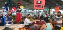 Con campaña de prevención contra la COVID-19, fue intervenida la galería El Porvenir