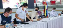 Acompañaron el desarrollo de la Asamblea Extraordinaria celebrada entre el Distrito de Santiago de Cali y ASOALAMEDA.