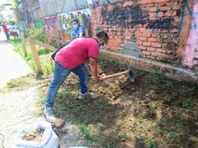 Huerta por la vida y la cultura ciudadana con barristas del América de Cali