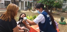 Medidas de bioseguridad en la jornada de salud animal de la comuna 5 