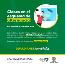 Docentes compartirán por redes sociales cómo transcurre el modelo de alternancia en su institución