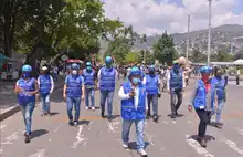 Cascos azules de Alcaldía de Cali garantizarán respeto de los DDHH en marcha del 21 de octubre.