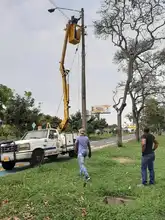 En funcionamiento el semáforo de la calle 13 con calle 14