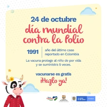 El 24 de octubre se celebró el Día Mundial contra la Polio