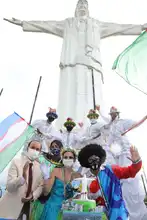 Cristo Rey en el cerro Los Cristales