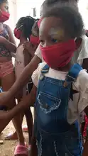 Con mitos y leyendas del Pacifico, los niños reasentados del Jarillón viven su Halloween