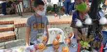 Mercado campesino en la Loma de la Cruz, 7 de noviembre 