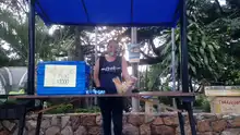 Mercado campesino en la Loma de la Cruz, 7 de noviembre 