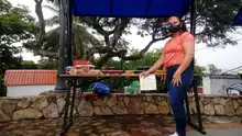 Mercado campesino en la Loma de la Cruz, 7 de noviembre 