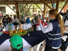 Actividad con la comunidad del corregimiento de Navarro