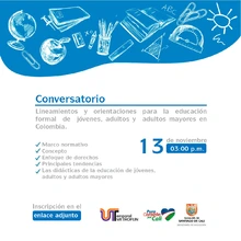 Conéctate el viernes al webinar sobre formación de adultos
