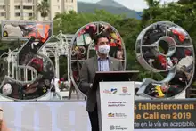 La Secretaría de Movilidad  rindió  homenaje a las víctimas en siniestros viales.