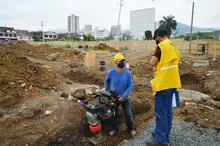 A toda marcha: así se ve la ampliación vial en San Pascual, área de renovación urbana. 