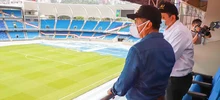 Rueda de prensa Centro Empresarial Deportivo en el Estadio Pascual Guerrero
