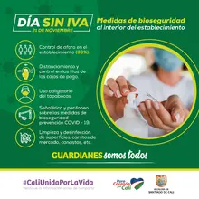 Con responsabilidad se puede dinamizar la economía en el ‘Día sin IVA’